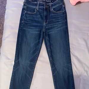 American Eagle jeans, cut from the bottom